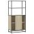 Dulapuru Stejar Sonoma 68x35x139 cm lemn și metal prelucrat GartenMobel Dekor