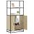 Dulapuru Stejar Sonoma 68x35x139 cm lemn și metal prelucrat GartenMobel Dekor