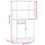 Dulapuru stejar afumat 68x35x139 cm lemn și metal prelucrat GartenMobel Dekor