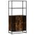 Dulapuru stejar afumat 68x35x139 cm lemn și metal prelucrat GartenMobel Dekor