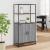 Dulap nalt gri Sonoma 68x35x139 cm lemn prelucrat GartenMobel Dekor