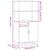 Dulapuru Stejar maro 68x35x139 cm lemn și metal prelucrat GartenMobel Dekor
