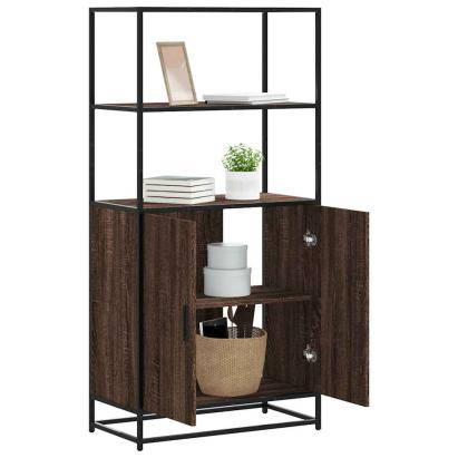 Dulapuru Stejar maro 68x35x139 cm lemn și metal prelucrat GartenMobel Dekor