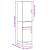 Dulapuru stejar maro 35,5x35x139 cm lemn și metal prelucrat GartenMobel Dekor