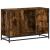 Dulap pentru chiuveta de baie stejar afumat 90x33x60 cm lemn GartenMobel Dekor
