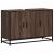 Dulap pentru chiuvetă de baie stejar maro 90x33x60 cm lemn GartenMobel Dekor