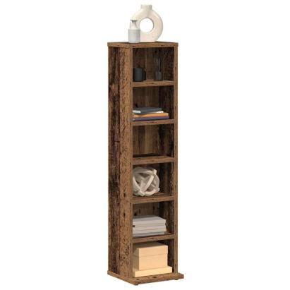Dulap CD-uri, lemn vechi, 21x20x88 cm, lemn compozit GartenMobel Dekor