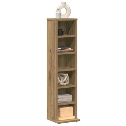 Dulap CD-uri, stejar artizanal, 21x20x88 cm, lemn prelucrat GartenMobel Dekor