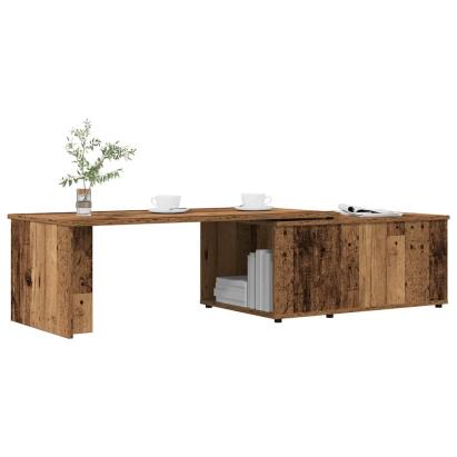 Măsuță de cafea, lemn vechi, 150 x 50 x 35 cm, PAL GartenMobel Dekor