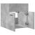 Dulap de chiuvetă baie, gri beton 41x38,5x46 cm lemn prelucrat GartenMobel Dekor