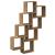 Raft perete cub stejar artizanal 90x15x119,5 cm, lemn prelucrat GartenMobel Dekor