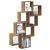 Raft perete cub stejar artizanal 90x15x119,5 cm, lemn prelucrat GartenMobel Dekor