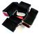 Geanta eleganta pentru cosmetice, organizator, 5 compartimente, velur violet MultiMark GlobalProd