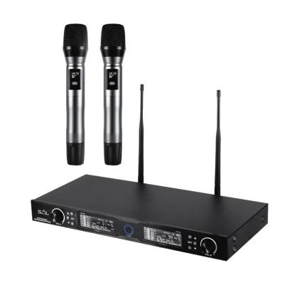 Set 2 microfoane wireless, profesionale, receiver, raza actiune 140 m, uhf MultiMark GlobalProd