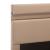 Cadru pat hidraulic LED cappuccino 90x200 cm piele ecologică  GartenMobel Dekor