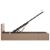 Cadru pat hidraulic LED cappuccino 90x200 cm piele ecologică  GartenMobel Dekor