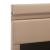 Cadru pat hidraulic LED cappuccino 100x200 cm piele ecologică  GartenMobel Dekor