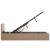 Cadru pat hidraulic cu LED cappuccino 120x200cm piele ecologică  GartenMobel Dekor