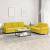 Set de canapele cu perne, 2 piese, galben, catifea GartenMobel Dekor