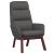 Scaun de relaxare, gri închis, material textil GartenMobel Dekor