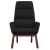 Scaun de relaxare, negru, material textil GartenMobel Dekor