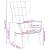 Scaun de relaxare, gri deschis, material textil GartenMobel Dekor