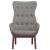 Scaun de relaxare, gri deschis, material textil GartenMobel Dekor