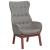 Scaun de relaxare, gri deschis, material textil GartenMobel Dekor