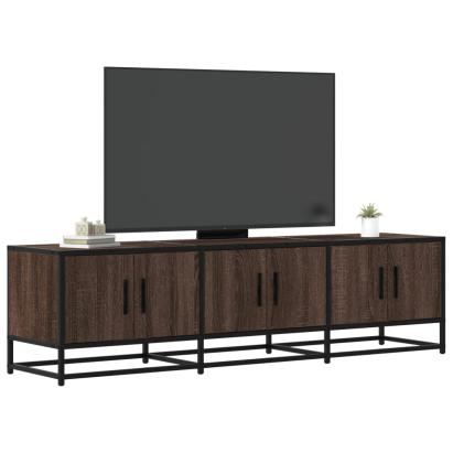 Dulap TV, stejar maro, 150x35x41 cm, lemn prelucrat și metal GartenMobel Dekor