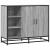 Dulap, gri sonoma, 92x35x76 cm, lemn prelucrat GartenMobel Dekor
