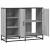 Dulap, gri sonoma, 92x35x76 cm, lemn prelucrat GartenMobel Dekor
