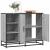 Dulap, gri sonoma, 92x35x76 cm, lemn prelucrat GartenMobel Dekor