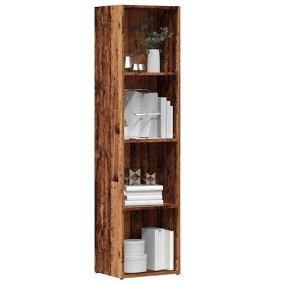 Dulap cu cărți din lemn vechi 36x30x114 cm din lemn prelucrat GartenMobel Dekor