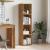 Bibliotecă, stejar artizanal, 36x30x114 cm, lemn prelucrat GartenMobel Dekor