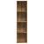 Bibliotecă, stejar artizanal, 36x30x114 cm, lemn prelucrat GartenMobel Dekor