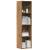 Bibliotecă, stejar artizanal, 36x30x114 cm, lemn prelucrat GartenMobel Dekor