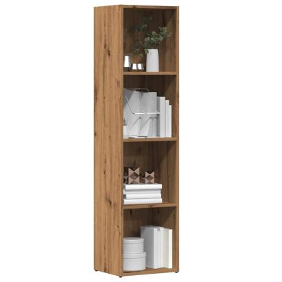 Bibliotecă, stejar artizanal, 36x30x114 cm, lemn prelucrat GartenMobel Dekor