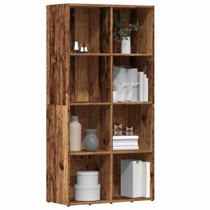 Dulap cu cărți din lemn vechi 66x30x130 cm lemn prelucrat GartenMobel Dekor