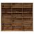 Dulap CD-uri, lemn vechi, 100x23x89,5 cm, lemn prelucrat GartenMobel Dekor