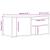 Dulap TV Lemn vechi 80x34x35,5 cm Lemn prelucrat GartenMobel Dekor