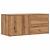 Comodă TV, stejar artizanal, 80x34x35,5 cm, lemn prelucrat GartenMobel Dekor