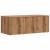 Dulap TV, stejar artizanal, 80x34x30 cm, lemn prelucrat GartenMobel Dekor