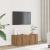 Dulap TV, stejar artizanal, 80x34x30 cm, lemn prelucrat GartenMobel Dekor
