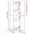 Dulap TV, lemn vechi, 30,5x30x110 cm, lemn prelucrat GartenMobel Dekor