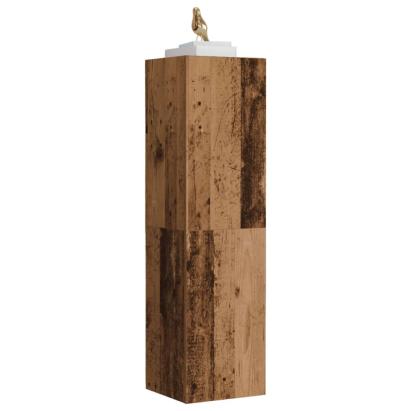 Dulap TV, lemn vechi, 30,5x30x110 cm, lemn prelucrat GartenMobel Dekor