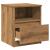 Noptiere, 2 buc., stejar artizanal, 40x40x50 cm, lemn prelucrat GartenMobel Dekor