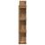 Bibliotecă, Stejar artizanal, 86x25,5x140 cm, lemn prelucrat GartenMobel Dekor