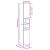 Dulap de baie, gri beton, 32x34x188,5 cm, lemn compozit GartenMobel Dekor