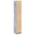 Dulap de baie, gri beton, 32x34x188,5 cm, lemn compozit GartenMobel Dekor