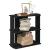 Bibliotecă cu 3 niveluri, negru, 60x30x60 cm, lemn prelucrat GartenMobel Dekor